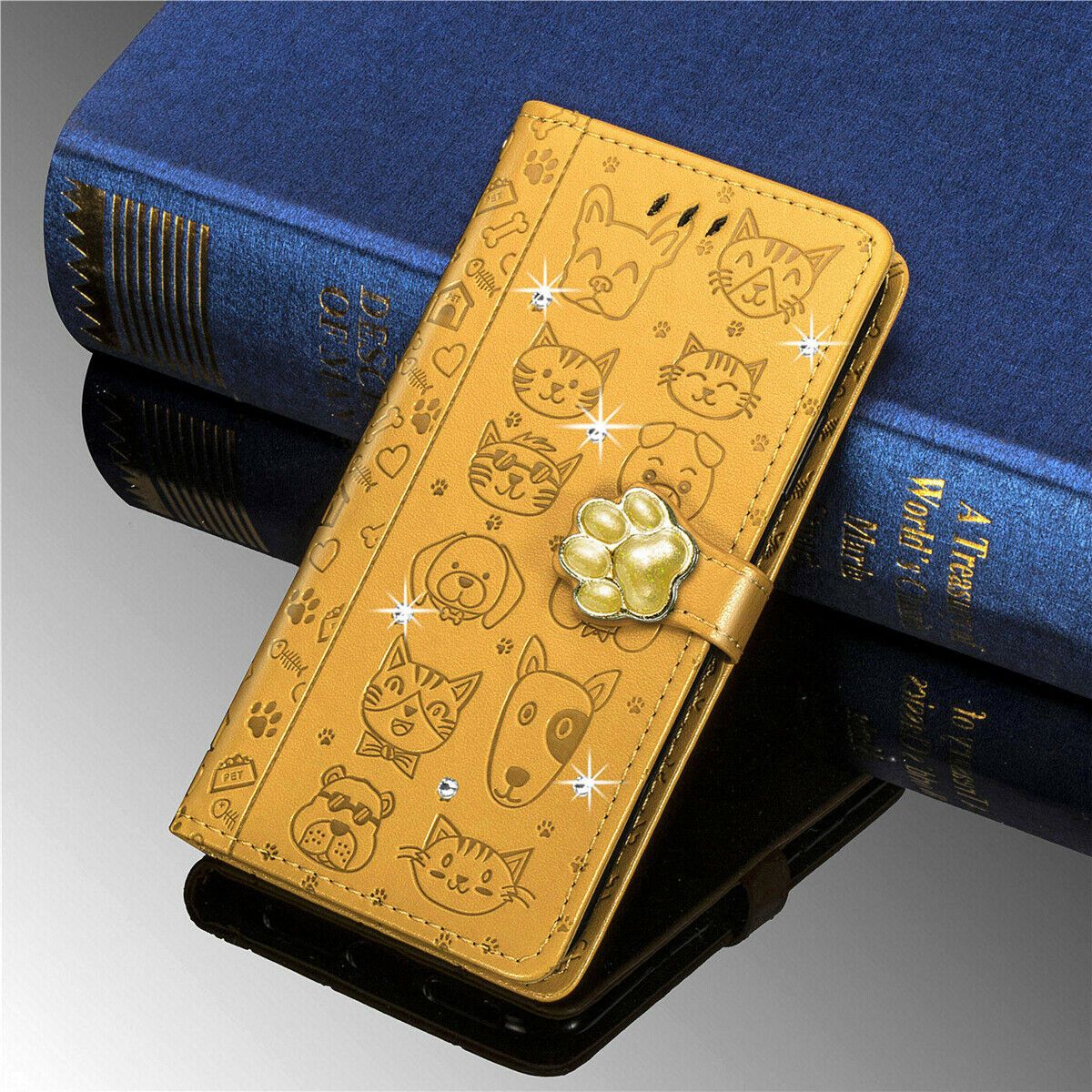 Flower Retro Leather Wallet Stand Case For iPhone - carolay.co