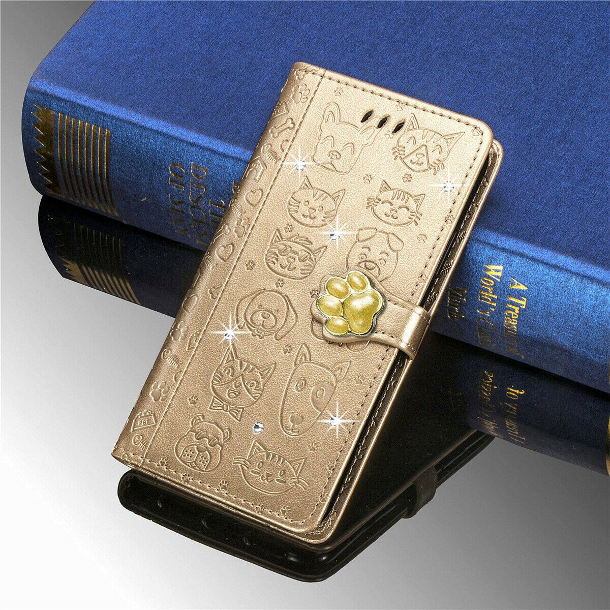 Flower Retro Leather Wallet Stand Case For iPhone - carolay.co