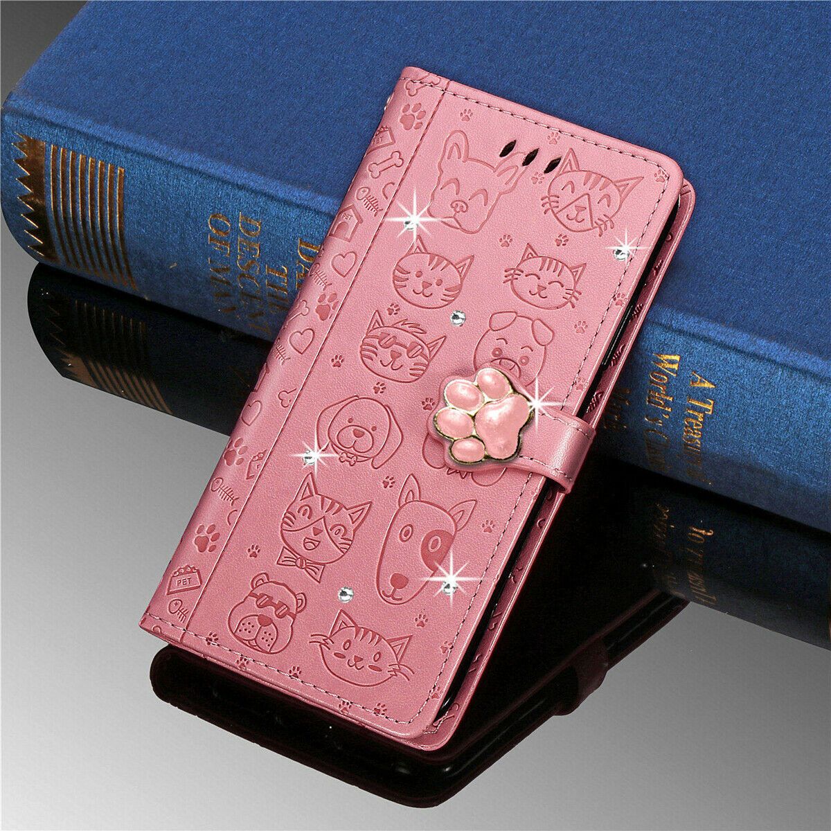 Flower Retro Leather Wallet Stand Case For iPhone - carolay.co