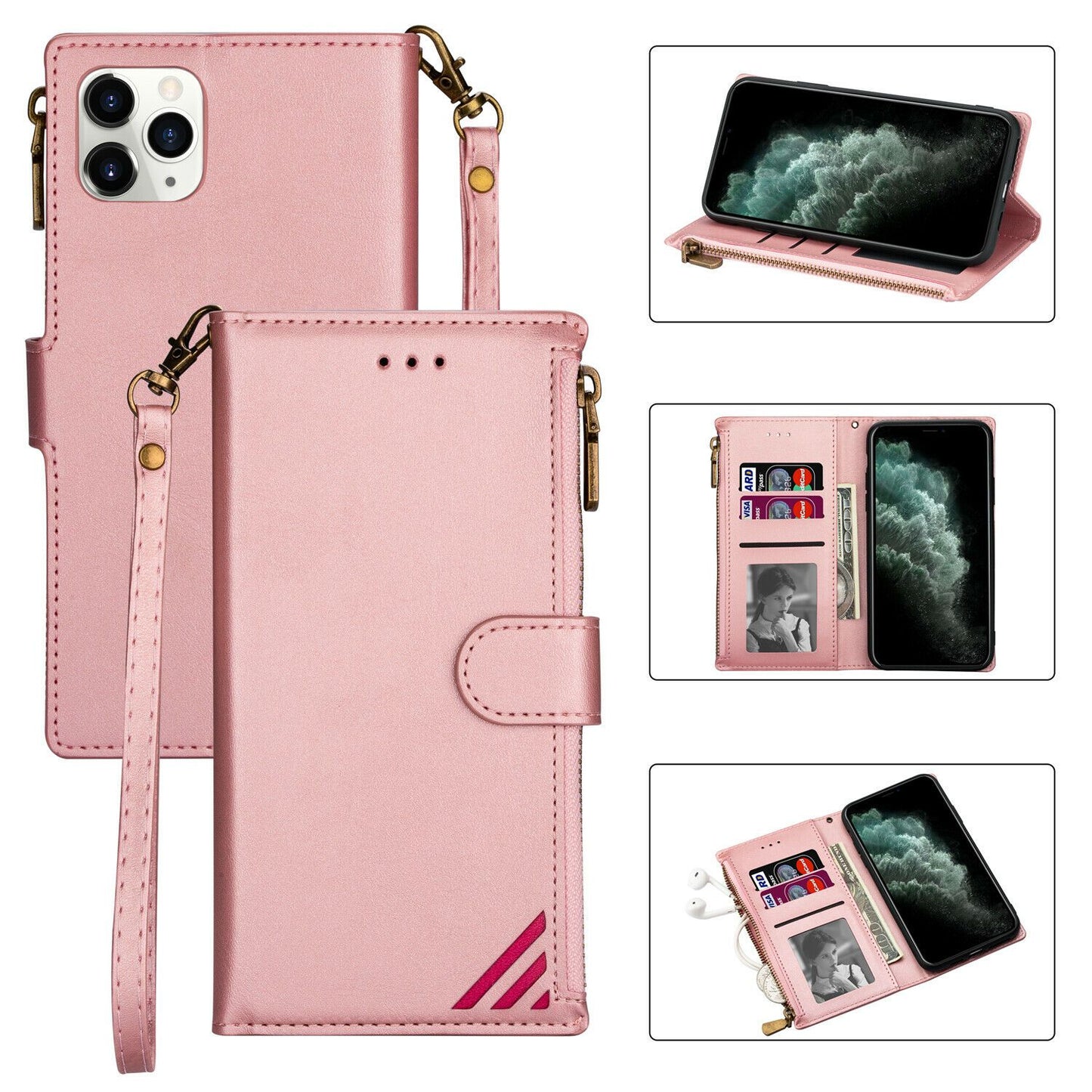 Funda Magnetic Shockproof Protective Card Holder For iPhone - carolay.co