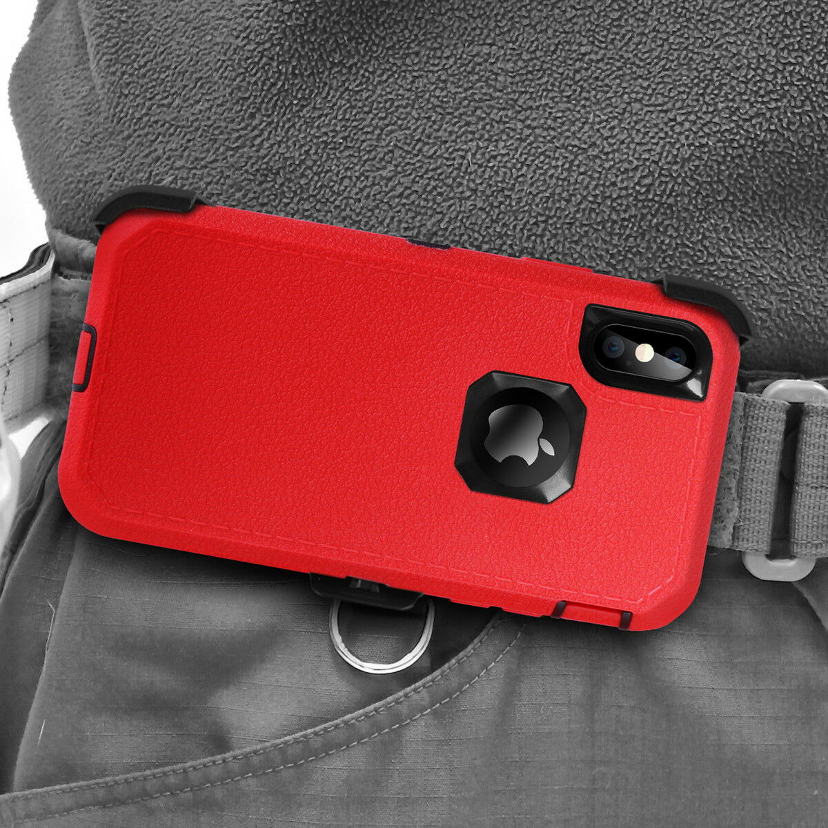 Heavy Duty Shockproof Hybrid Rugged Armor Case Belt Clip For iPhone - carolay.co
