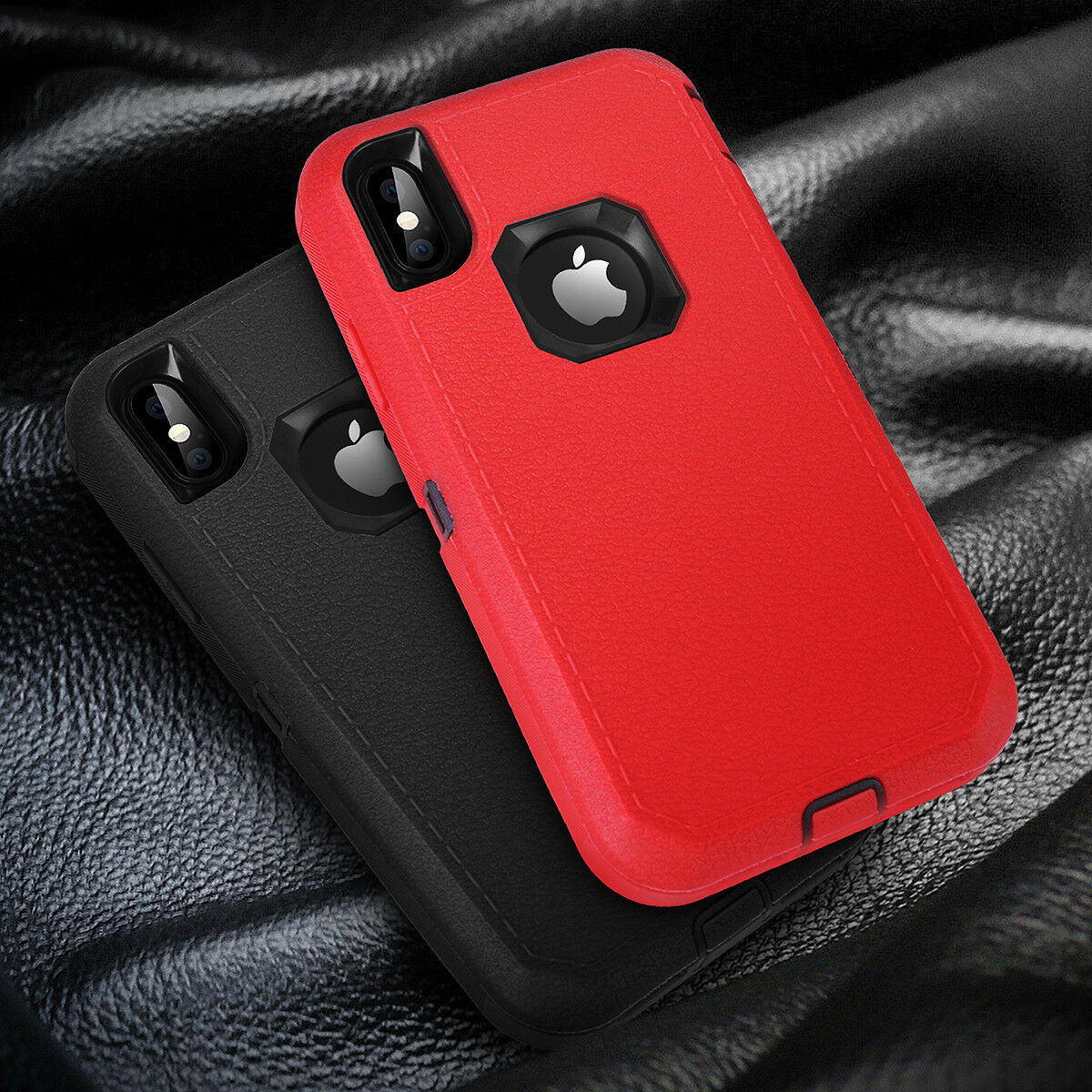 Heavy Duty Shockproof Hybrid Rugged Armor Case Belt Clip For iPhone - carolay.co