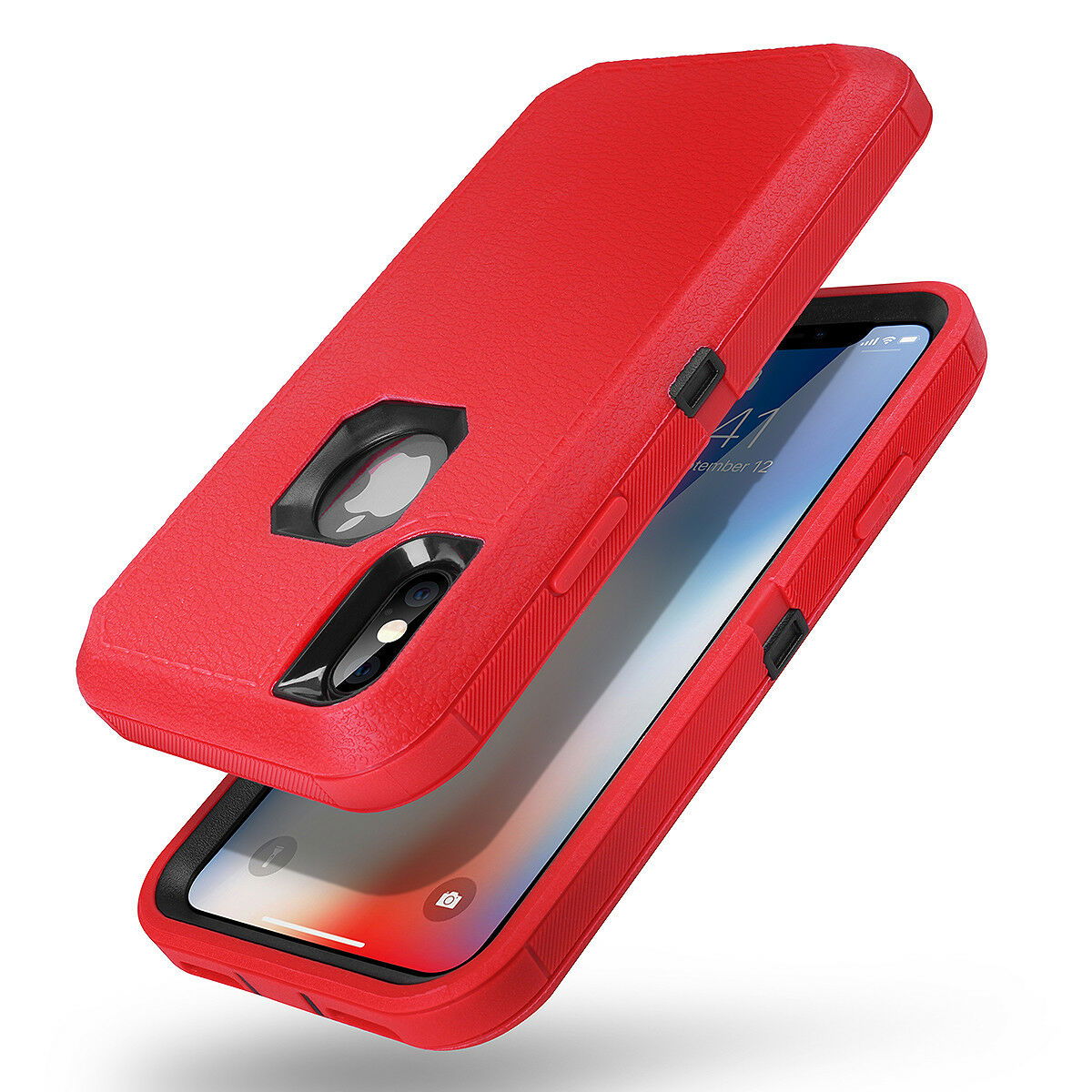 Heavy Duty Shockproof Hybrid Rugged Armor Case Belt Clip For iPhone - carolay.co