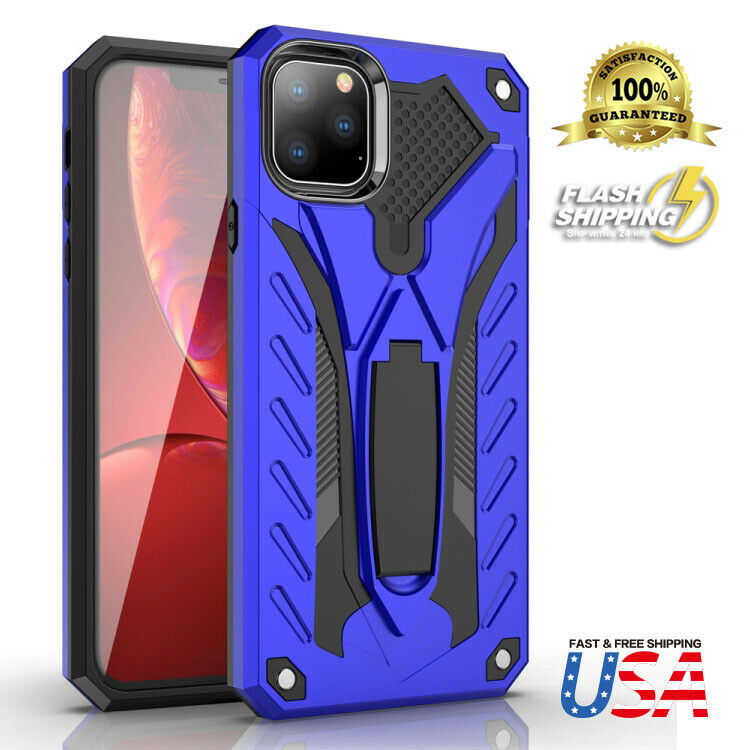 Heavy Duty Shockproof Stand Cover Glass Screen Protector For iPhone - carolay.co