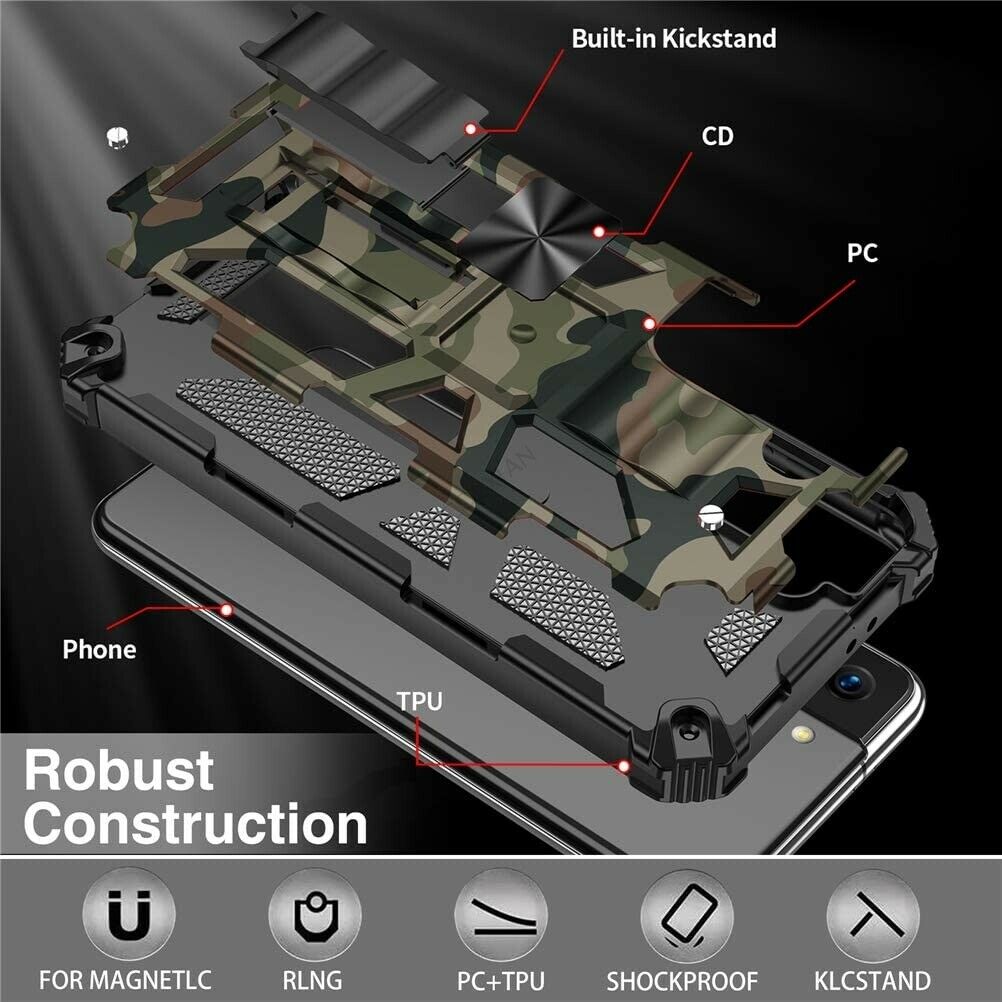 Hybrid Case Camouflage Kickstand for Samsung Galaxy - carolay.co