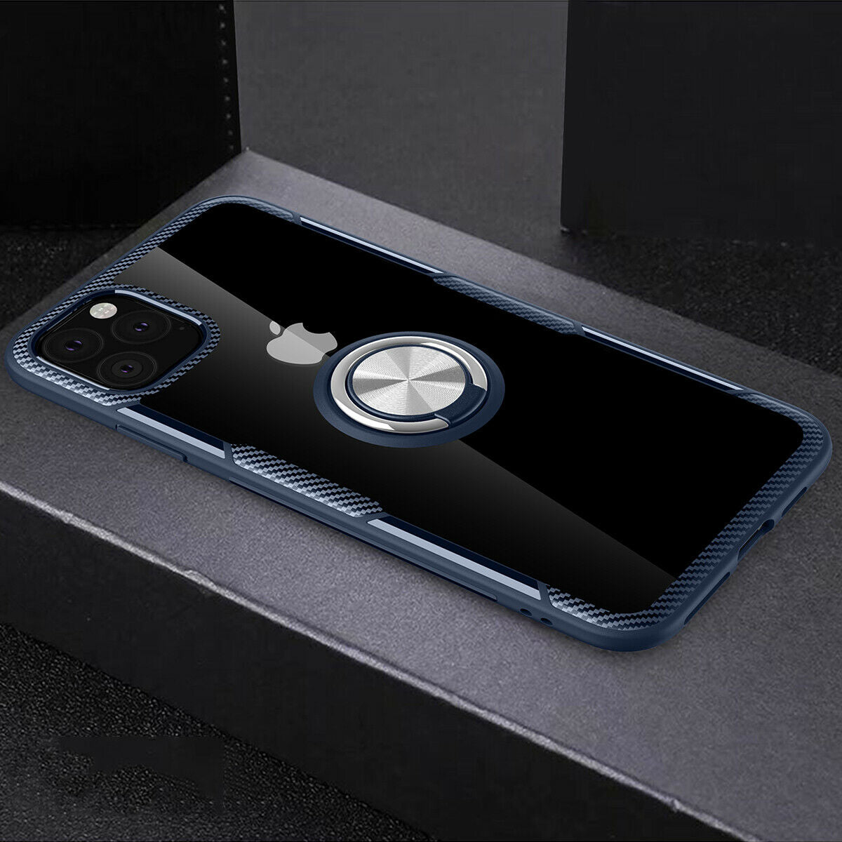 Hybrid Case Magnetic Stand Ring Holder Armor Rubber For iPhone - carolay.co