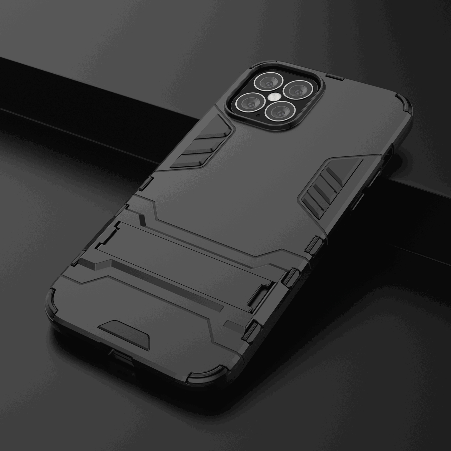 Hybrid Shockproof Armor Kickstand Case For iPhone - carolay.co