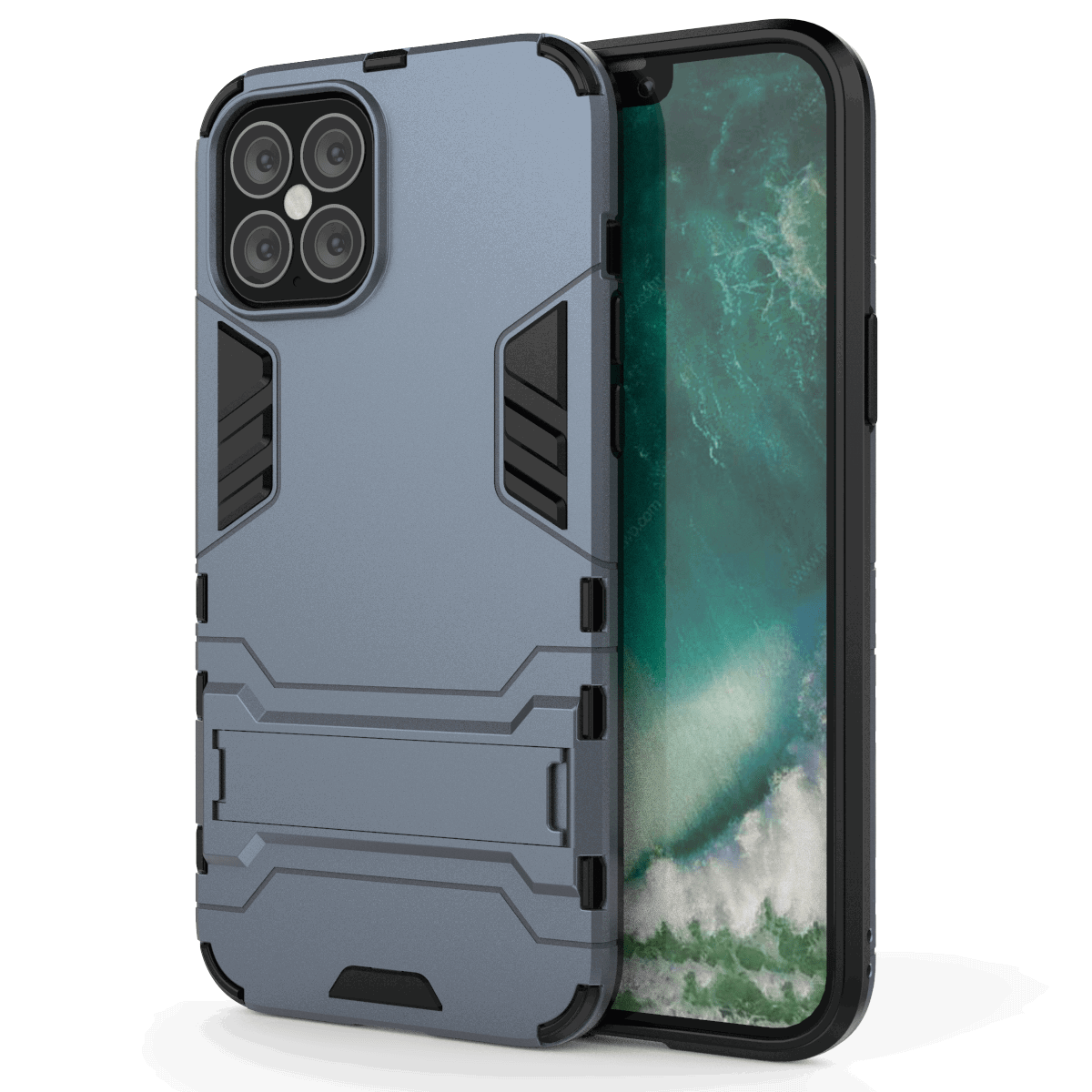 Hybrid Shockproof Armor Kickstand Case For iPhone - carolay.co