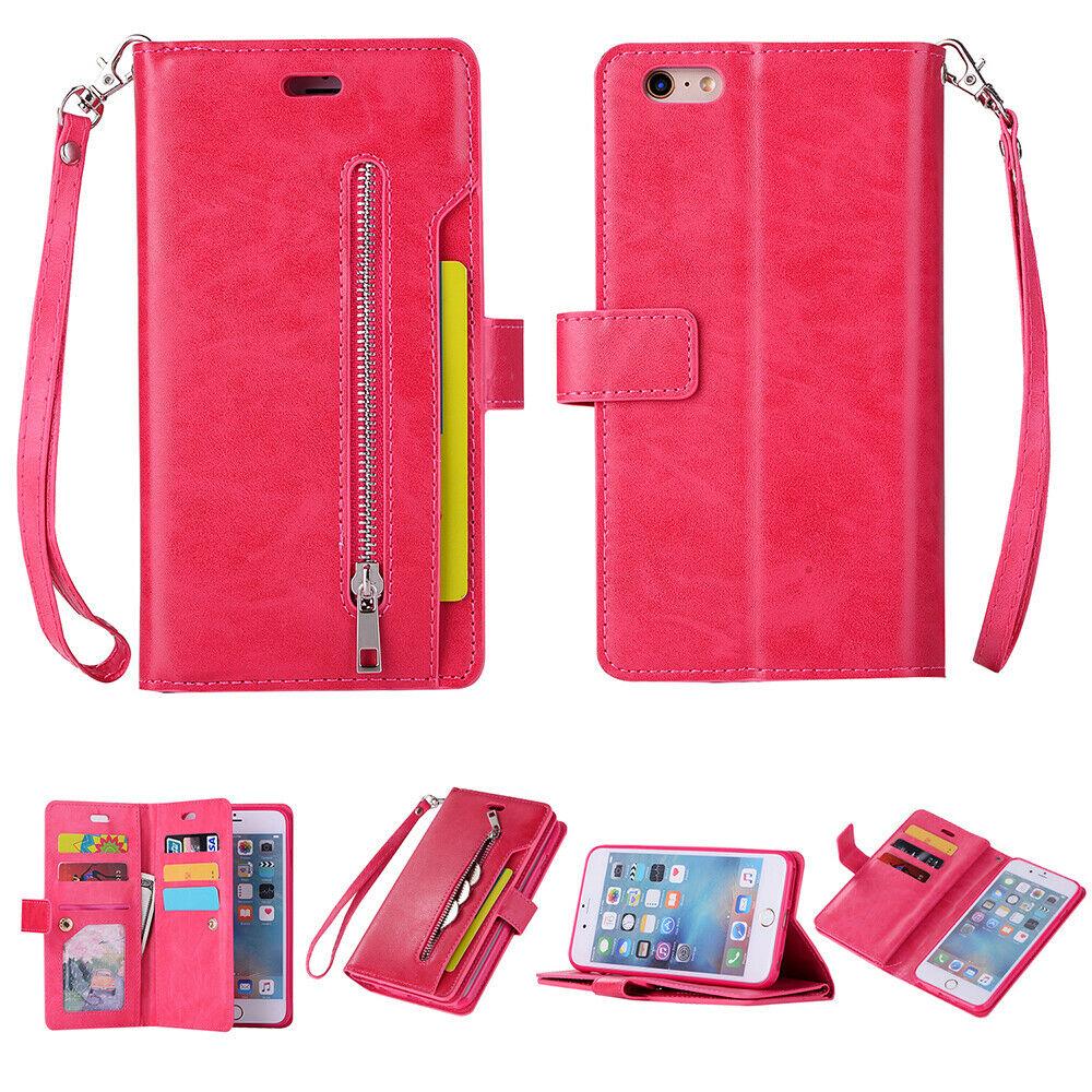 Leather Wallet Card Holder Stand Cover For iPhone - carolay.co