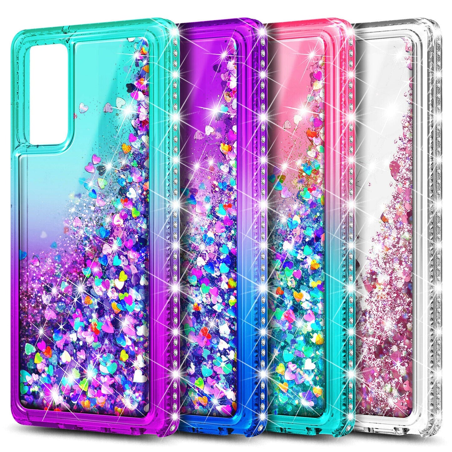 Liquid Glitter Cover for Samsung Galaxy S20 FE 5G Glass Protector - carolay.co