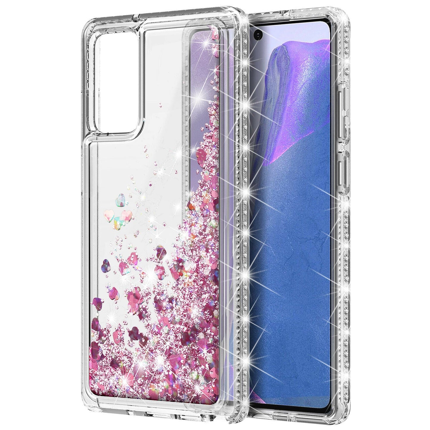 Liquid Glitter Cover for Samsung Galaxy S20 FE 5G Glass Protector - carolay.co
