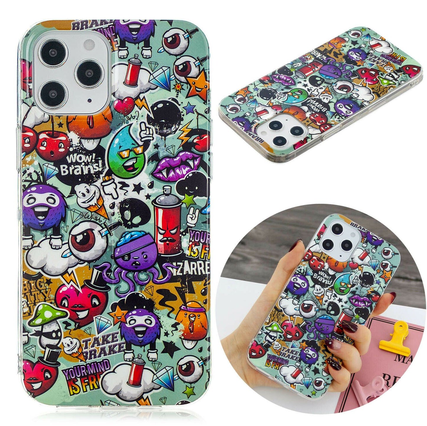Luminous Soft TPU Slim Shockproof Back Case For iPhone - carolay.co