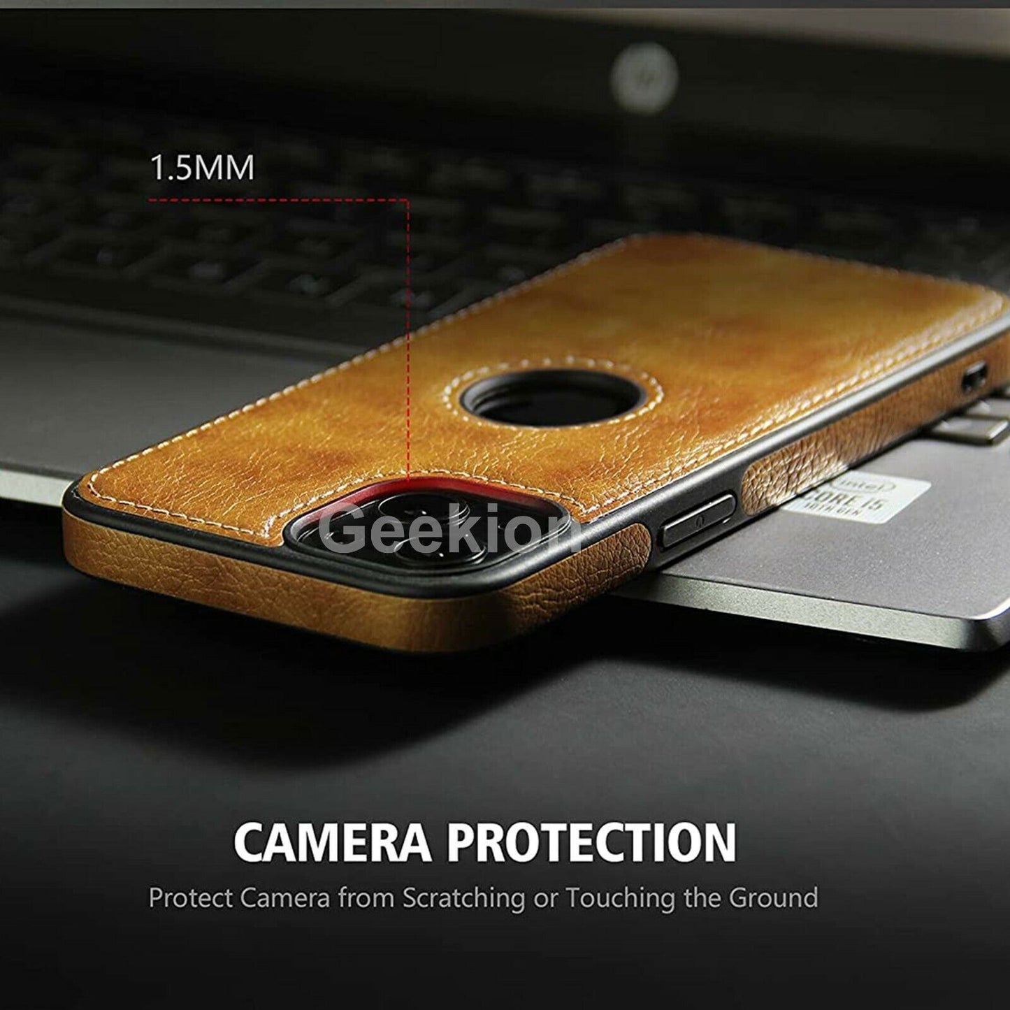 Luxurious Leather Case for iPhone 16 Premium Protection with Card Holder - carolay.co