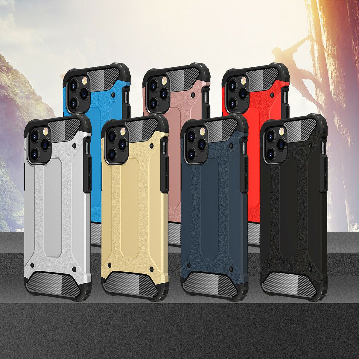 Luxury Armor Rugged Shockproof Case For iPhone - carolay.co