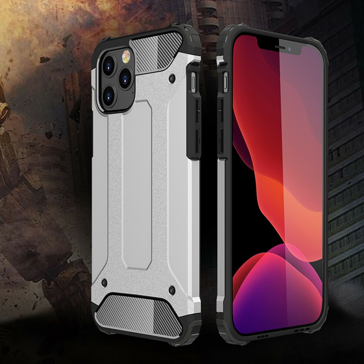 Luxury Armor Rugged Shockproof Case For iPhone - carolay.co