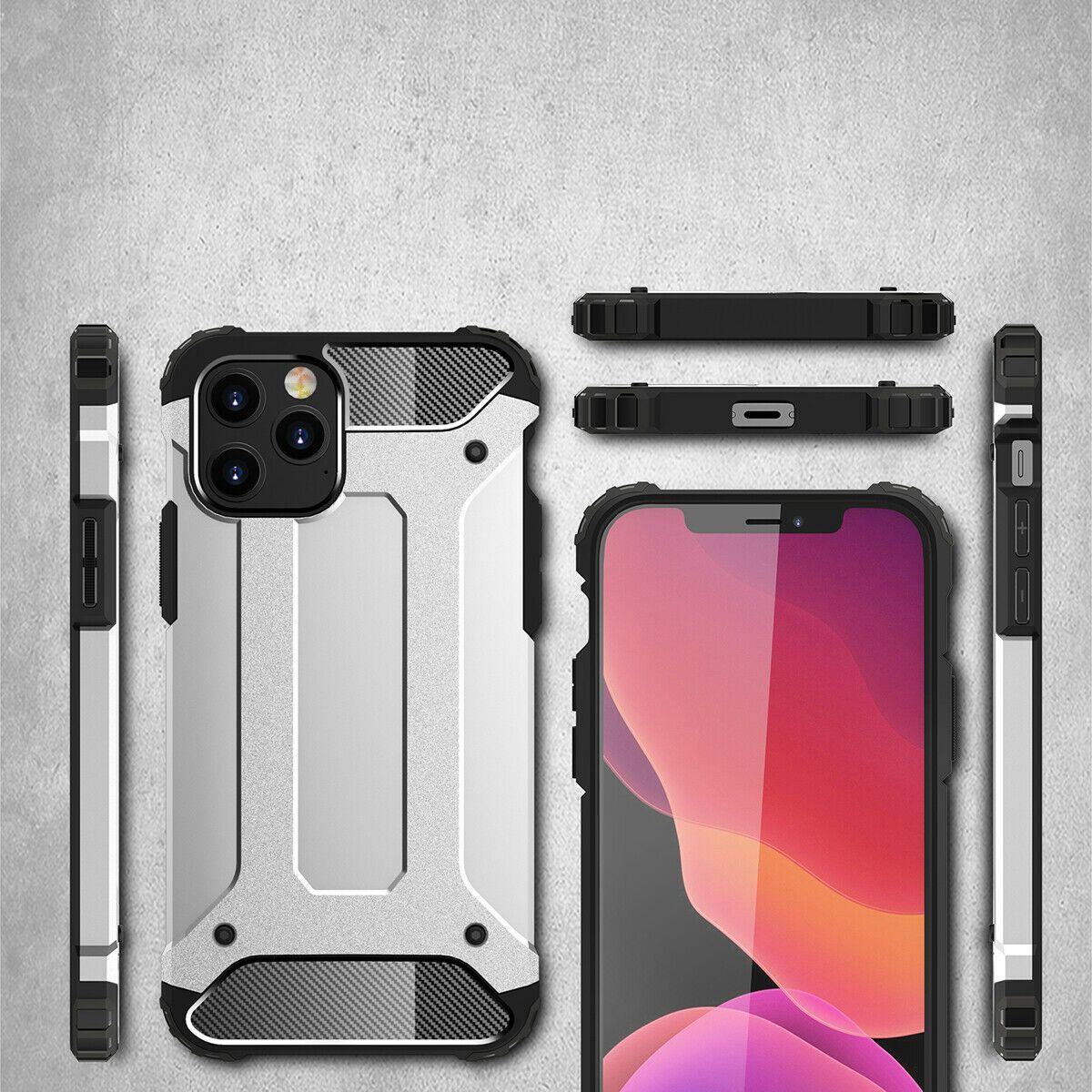 Luxury Armor Rugged Shockproof Case For iPhone - carolay.co