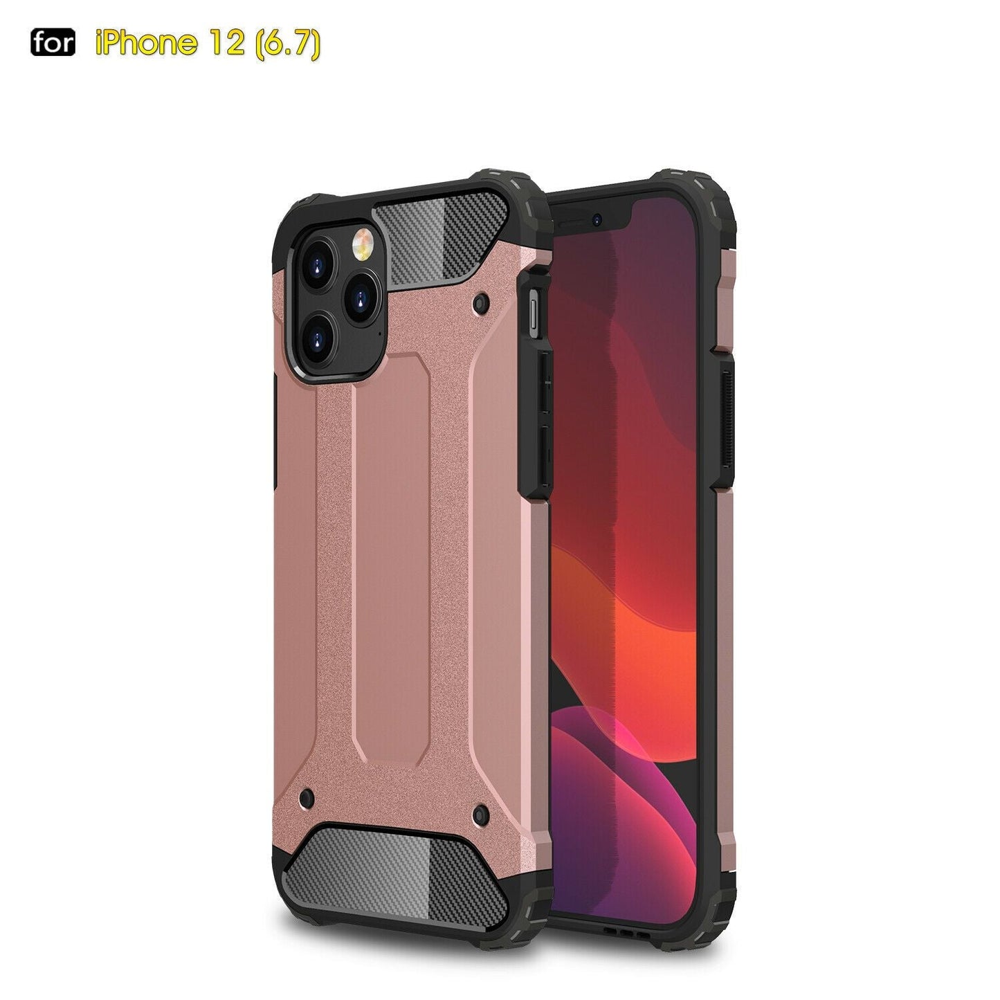 Luxury Armor Rugged Shockproof Case For iPhone - carolay.co