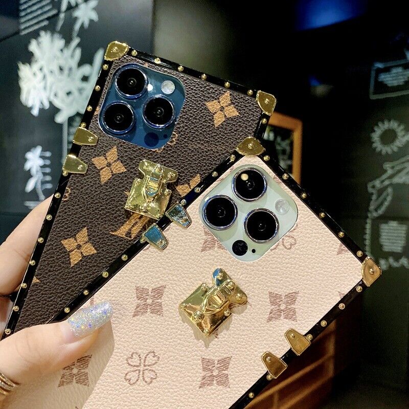 Luxury Leather Square Case For Samsung S23 - carolay.co