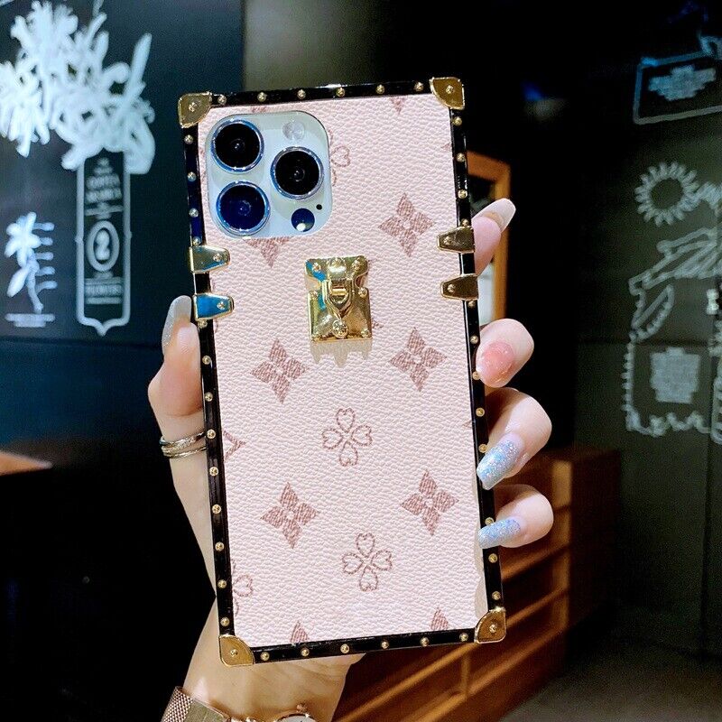 Luxury Leather Square Case For Samsung S23 - carolay.co