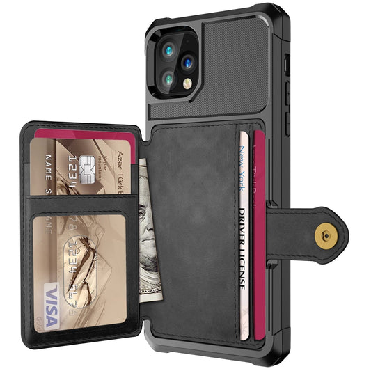 Luxury Leather Wallet Case Wallet Flip For iPhone - carolay.co