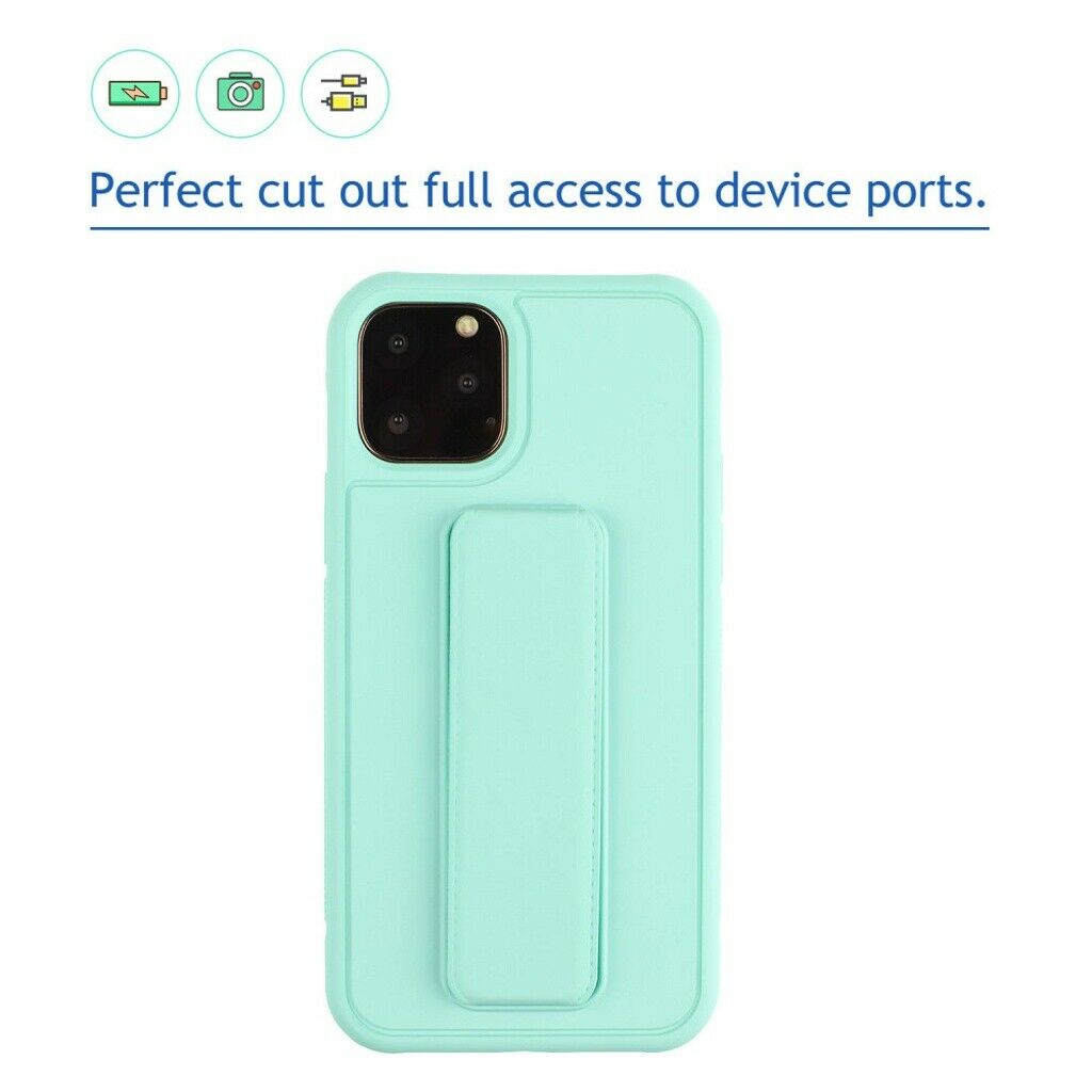Magnetic Leather Hand Strap Stand Holder Case For iPhone - carolay.co