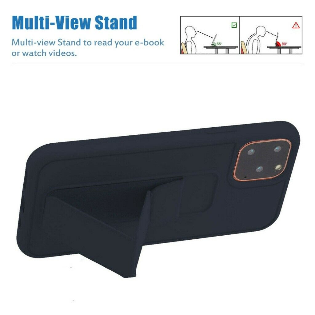 Magnetic Leather Hand Strap Stand Holder Case For iPhone - carolay.co