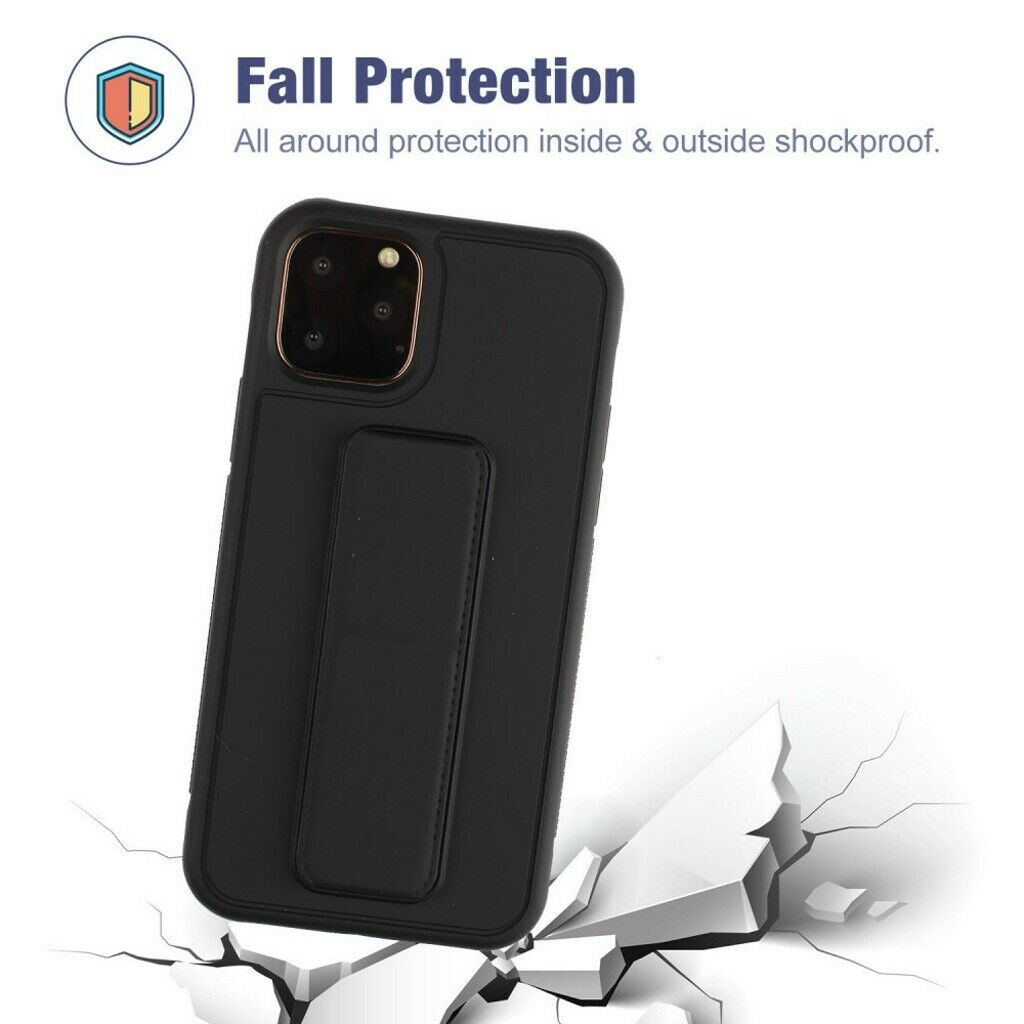 Magnetic Leather Hand Strap Stand Holder Case For iPhone - carolay.co