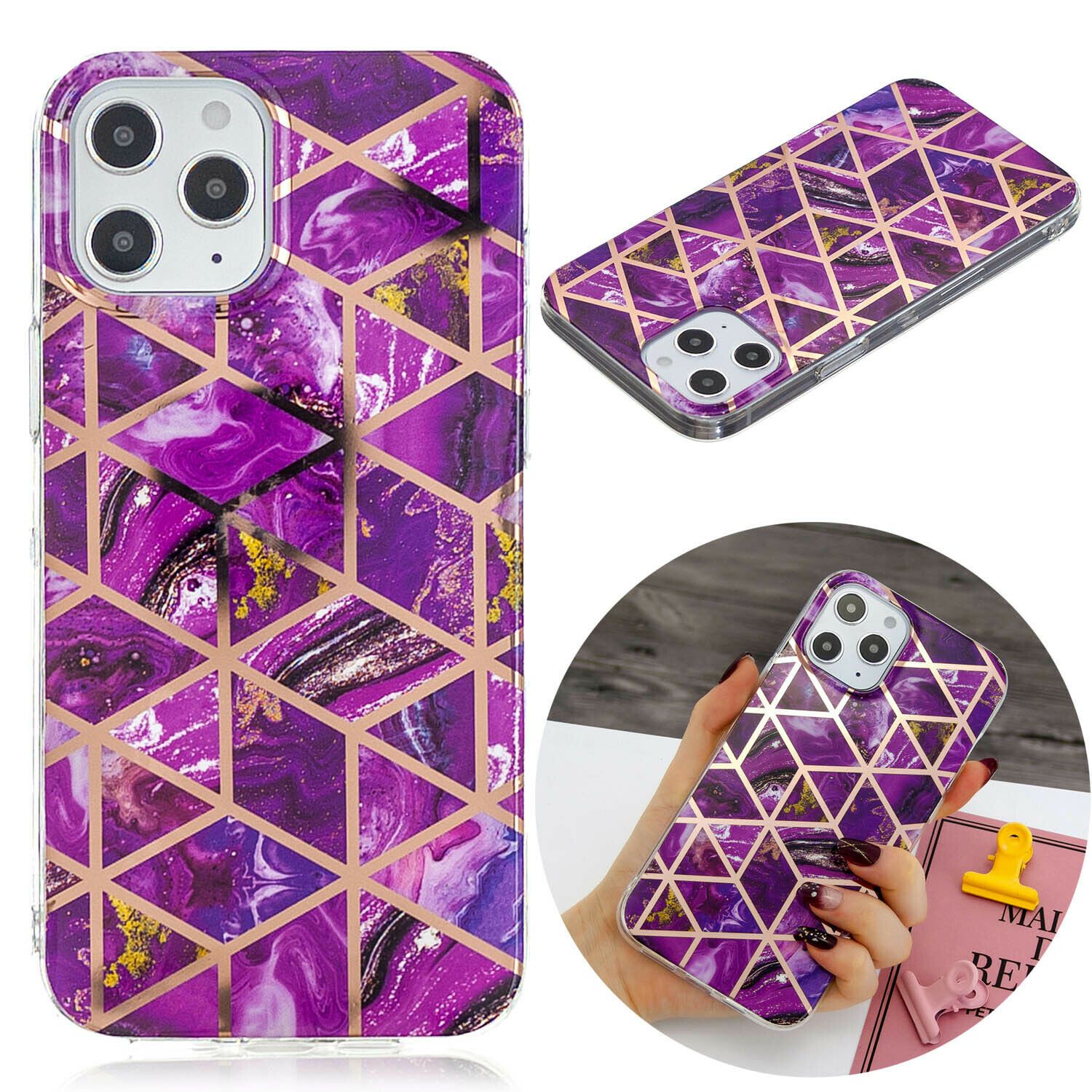 Marble Glossy Soft Slim Back Case For iPhone - carolay.co
