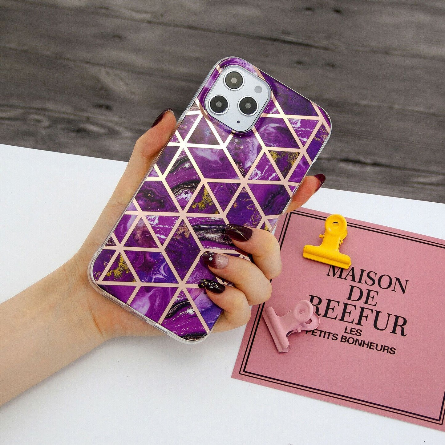 Marble Glossy Soft Slim Back Case For iPhone - carolay.co