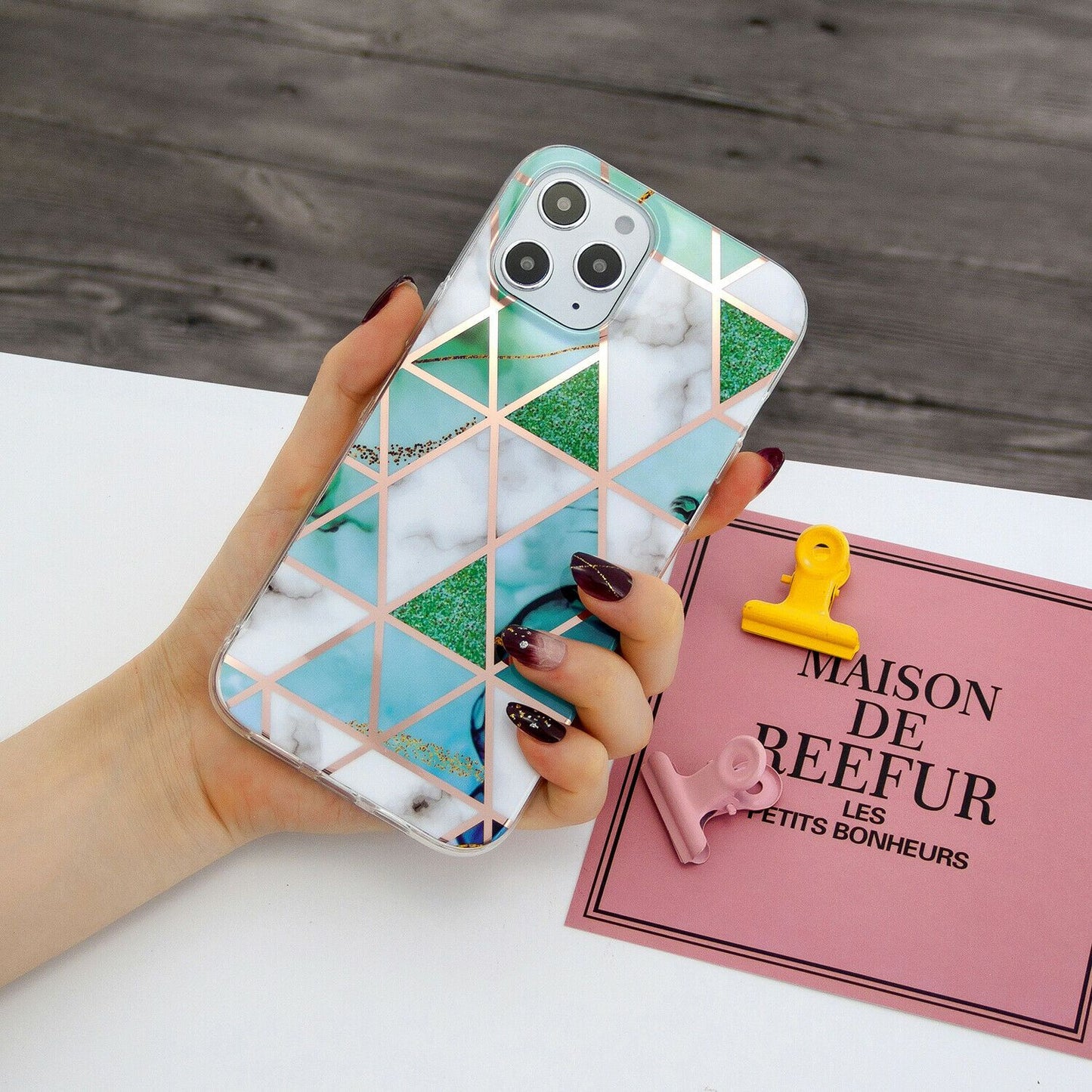Marble Glossy Soft Slim Back Case For iPhone - carolay.co
