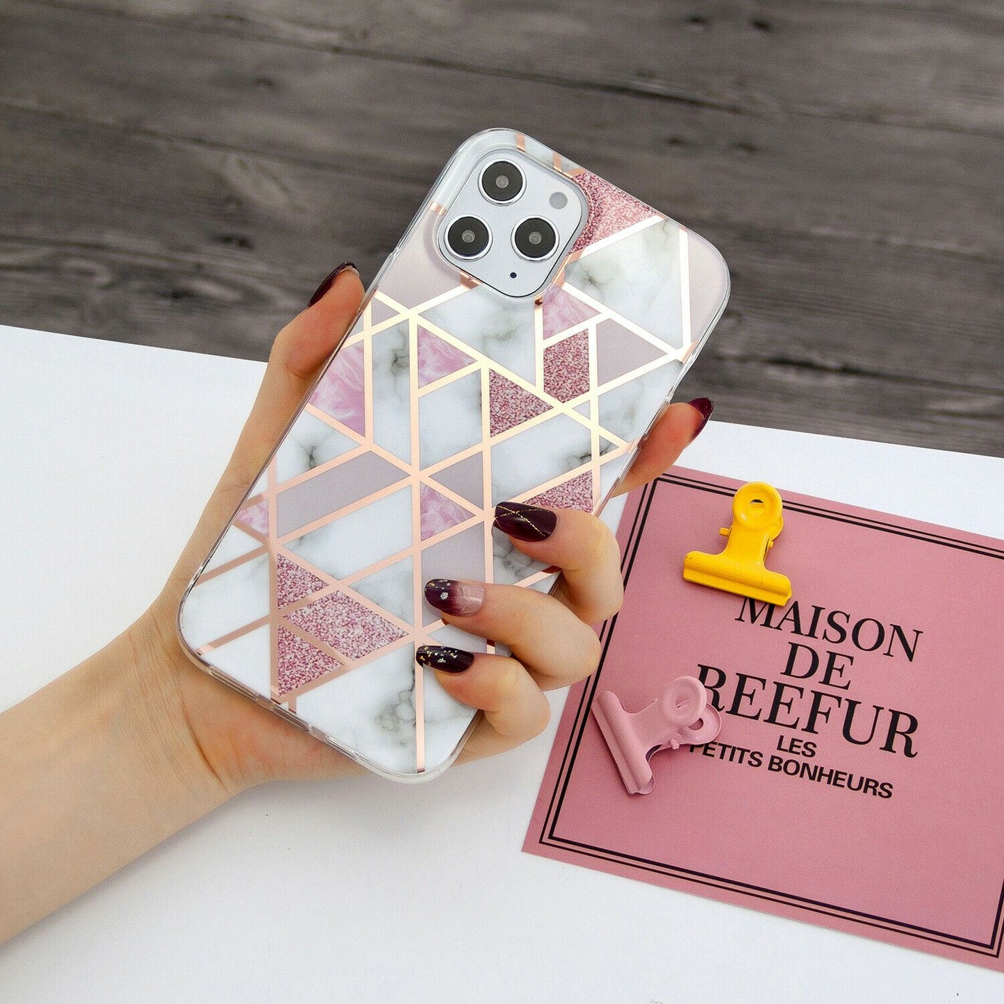 Marble Glossy Soft Slim Back Case For iPhone - carolay.co