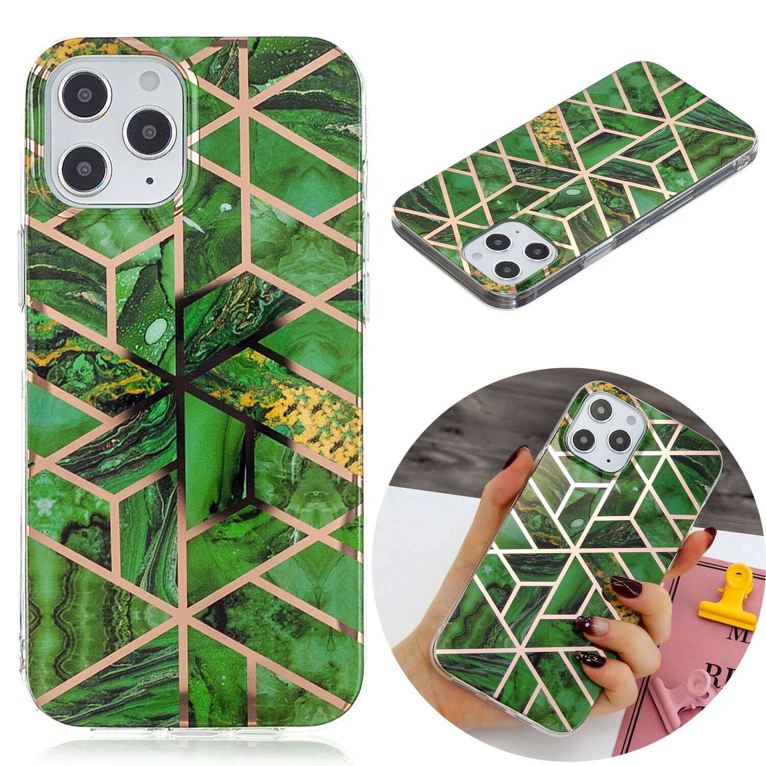 Marble Glossy Soft Slim Back Case For iPhone - carolay.co