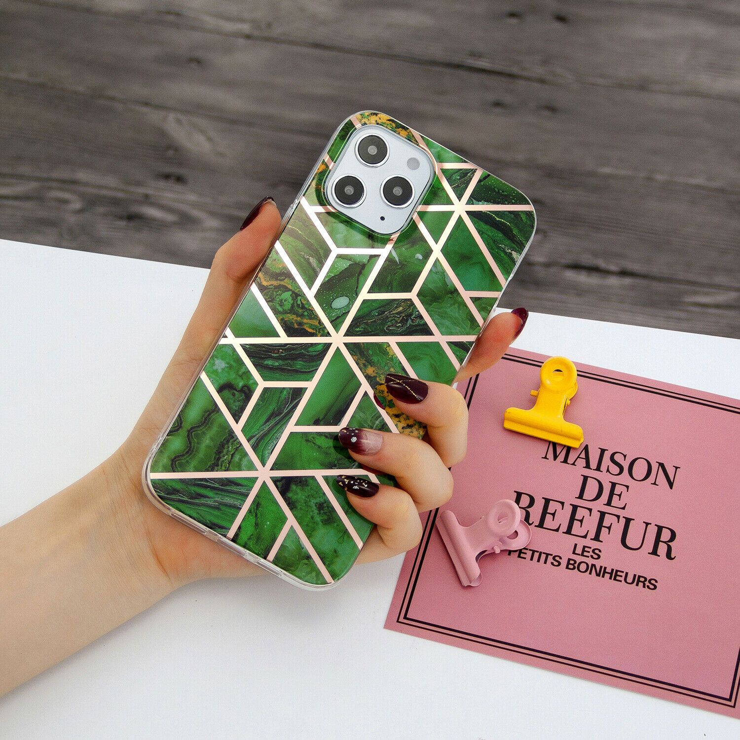 Marble Glossy Soft Slim Back Case For iPhone - carolay.co
