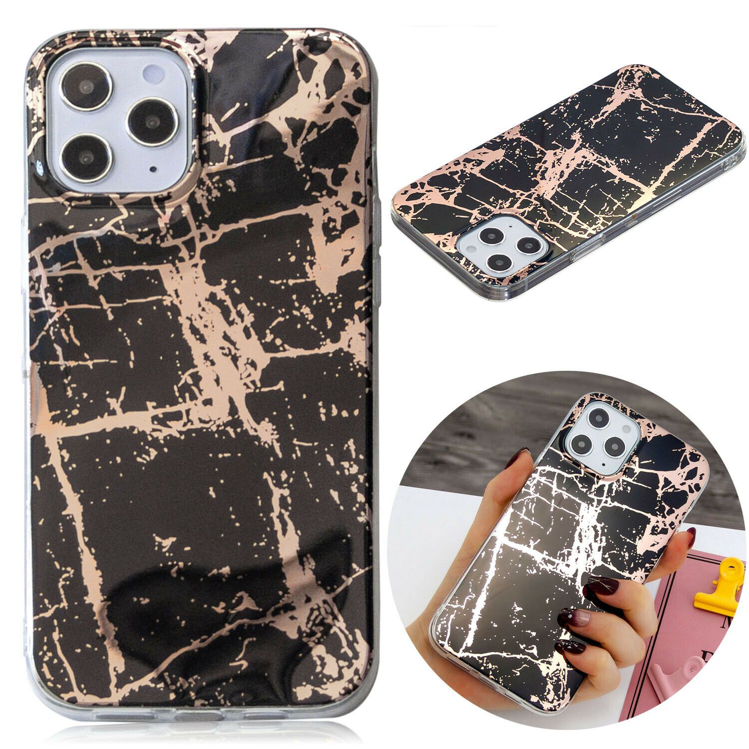 Marble Glossy Soft Slim Back Case For iPhone - carolay.co