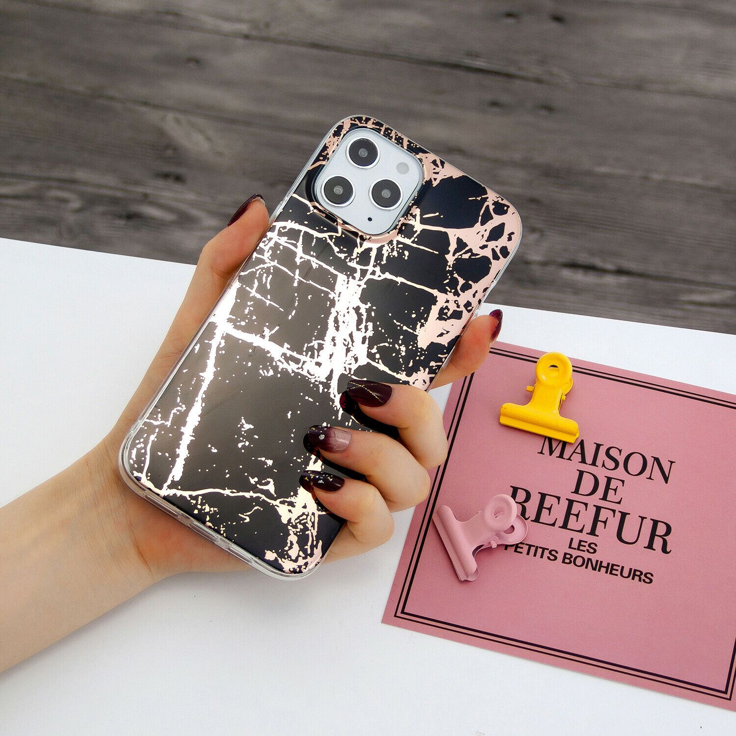 Marble Glossy Soft Slim Back Case For iPhone - carolay.co