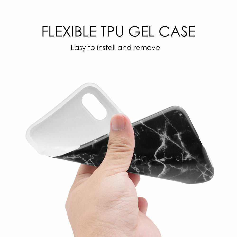 Marble Pattern Case Shockproof Hybrid Soft For iPhone - carolay.co