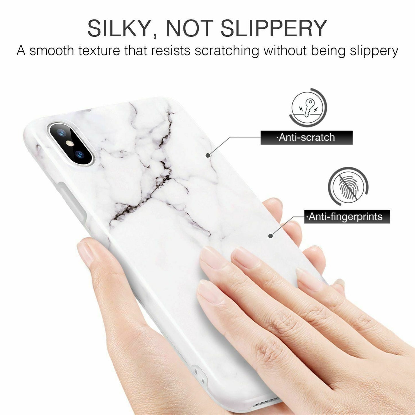Marble Pattern Case Shockproof Hybrid Soft For iPhone - carolay.co