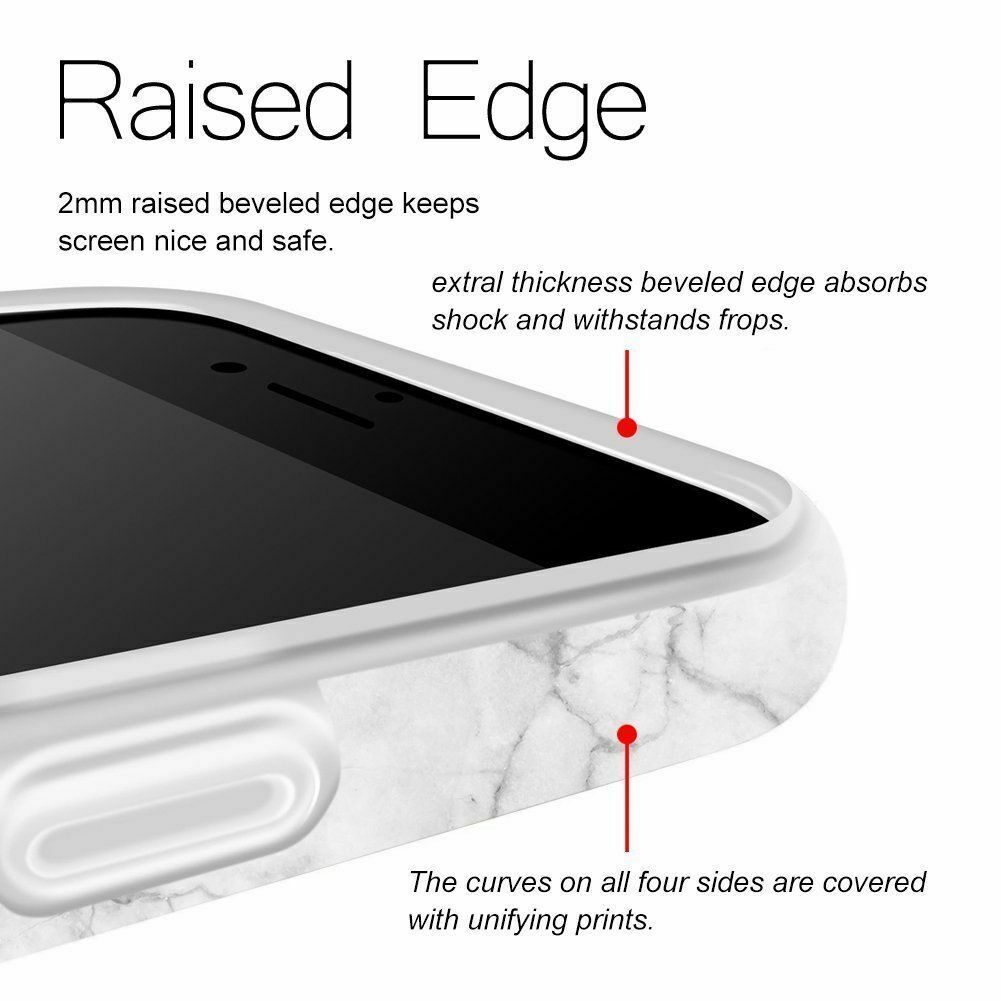 Marble Pattern Case Shockproof Hybrid Soft For iPhone - carolay.co