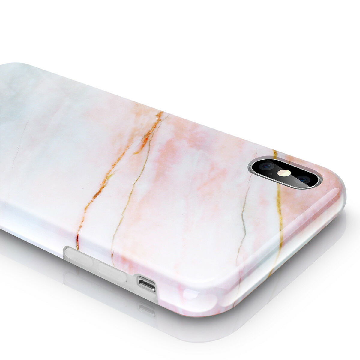 Marble Pattern Case Shockproof Hybrid Soft For iPhone - carolay.co