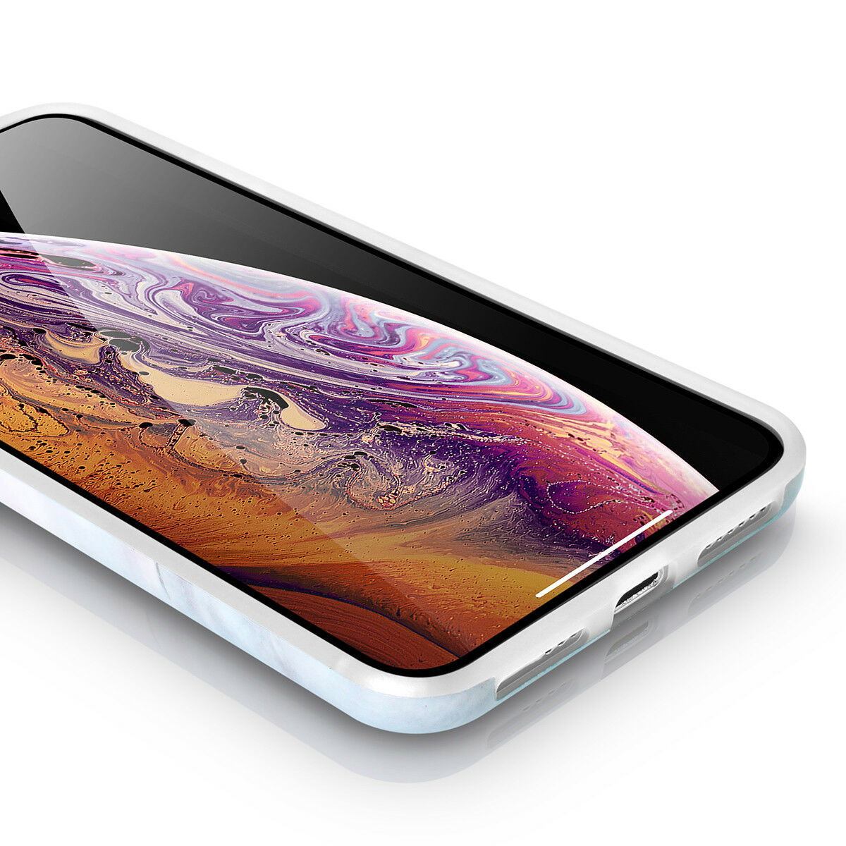 Marble Pattern Case Shockproof Hybrid Soft For iPhone - carolay.co