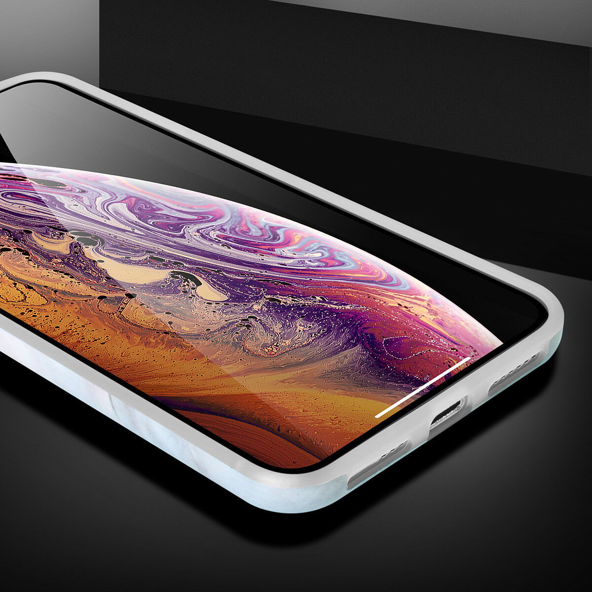 Marble Pattern Case Shockproof Hybrid Soft For iPhone - carolay.co