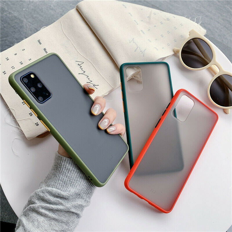 Matte Case Shockproof Bumper Hard for Samsung Galaxy - carolay.co