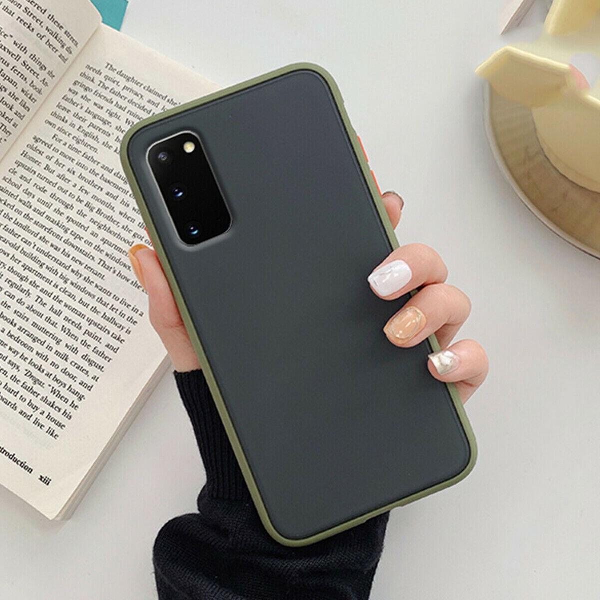 Matte Case Shockproof Bumper Hard for Samsung Galaxy - carolay.co