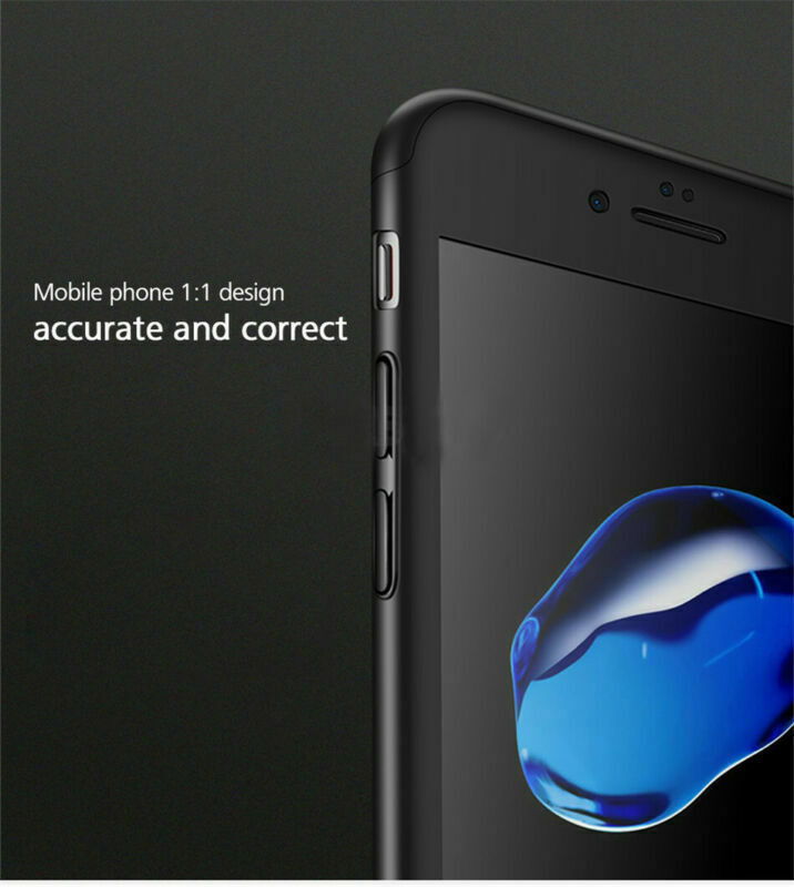 Max+Tempered Glass Ultra Slim Phone Case Full Body For iPhone - carolay.co