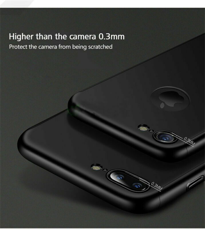 Max+Tempered Glass Ultra Slim Phone Case Full Body For iPhone - carolay.co