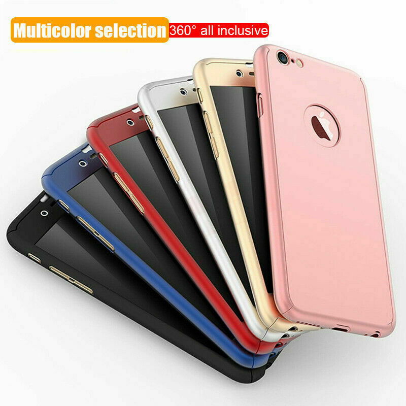 Max+Tempered Glass Ultra Slim Phone Case Full Body For iPhone - carolay.co