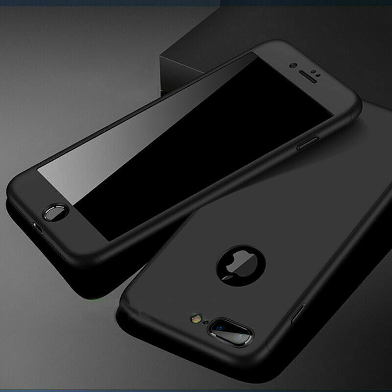 Max+Tempered Glass Ultra Slim Phone Case Full Body For iPhone - carolay.co