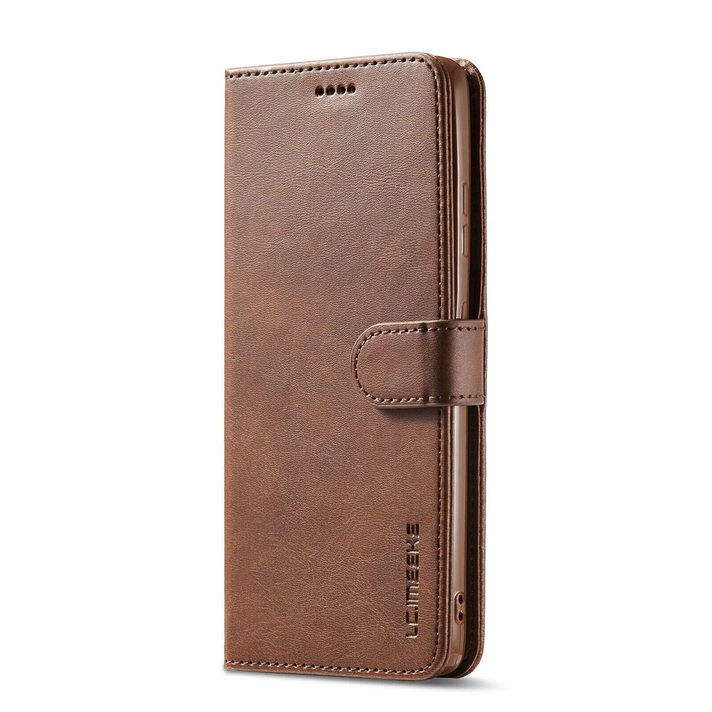 Men's Leather Magnetic Wallet Case for Samsung Galaxy S21 - carolay.co