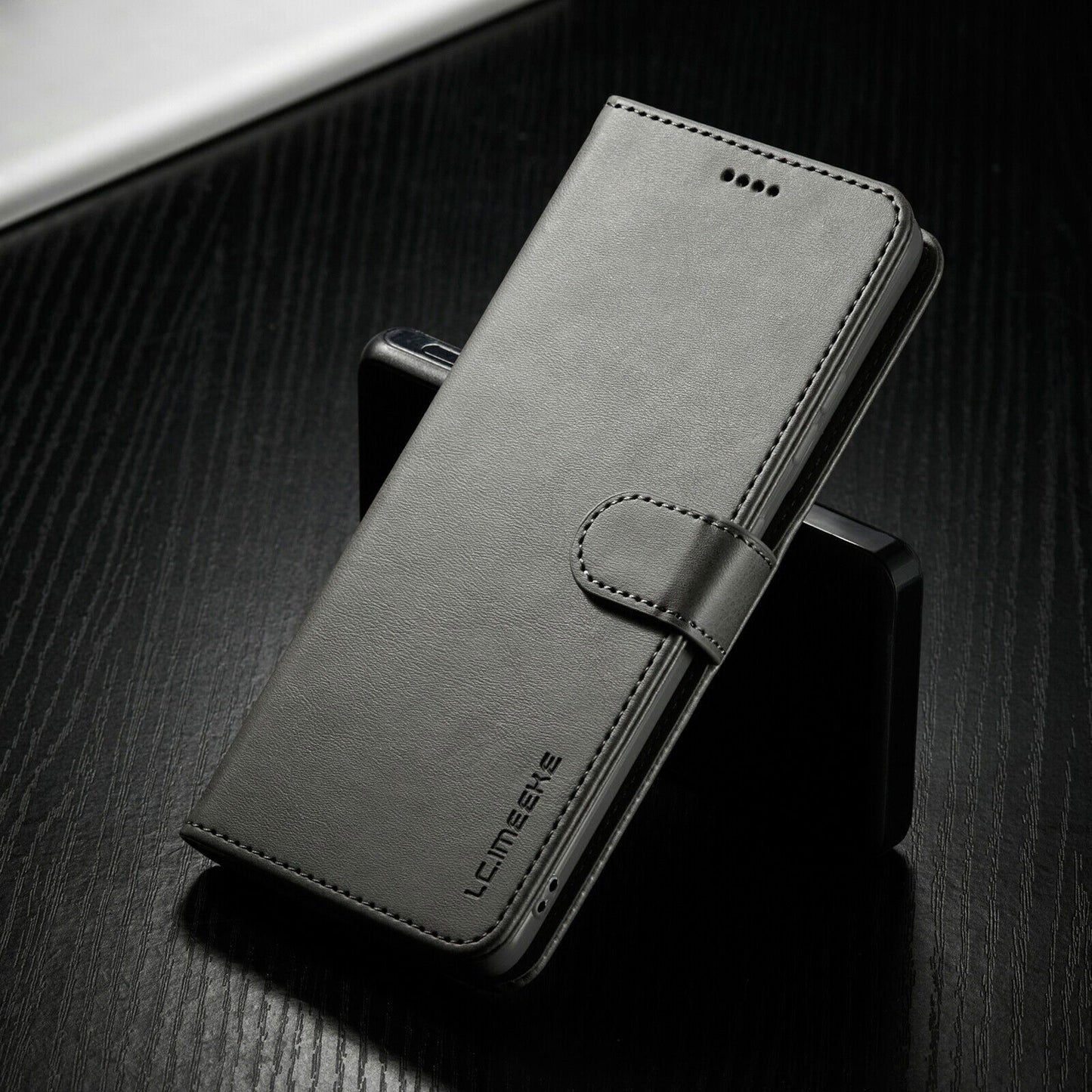 Men's Leather Magnetic Wallet Case for Samsung Galaxy S21 - carolay.co