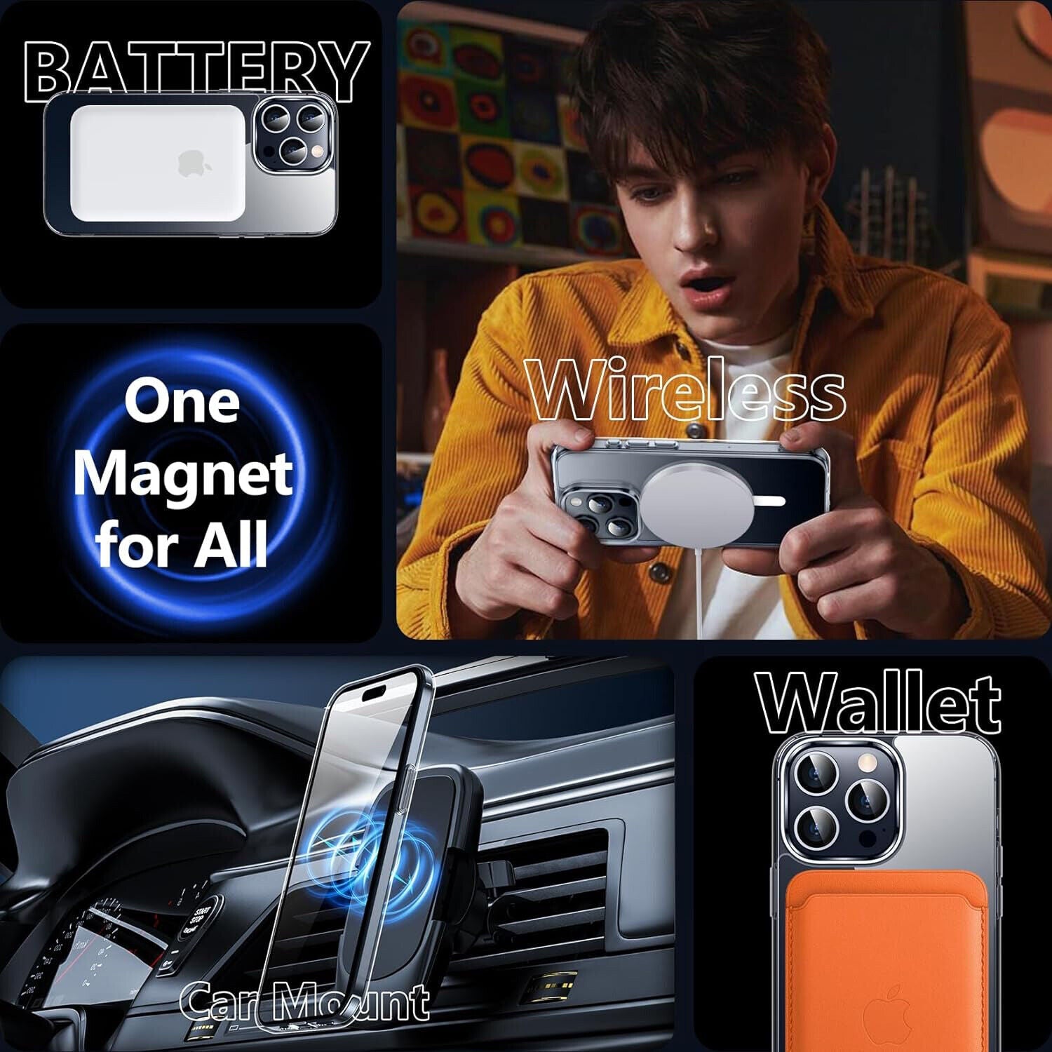 Military-Grade Drop Protection Case for iPhone 16 Rugged Shield with Kickstand - carolay.co